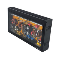 Amplificador coreano de audio para automóvil 1 Ohm AMP Clase D Mono Block Subwoofer con cruces y ecualizadores de aluminio