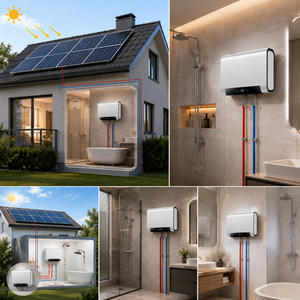 Chauffe-eau photovoltaïque pour toute la maison, utilisant la technologie de remplacement des chauffe-eau solaires à tubes sous vide traditionnels - Product Image 2