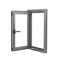 Fenêtre à battant moderne en aluminium Kalashi, insonorisée et isolante pour la maison