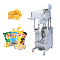 Machine d'emballage automatique verticale pour snacks gonflés à l'azote, popcorn, chips de pommes de terre, machine de remplissage et d'emballage pour snacks