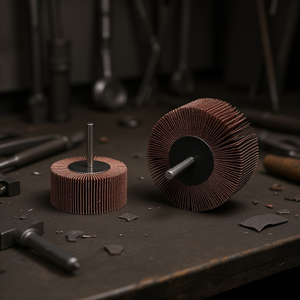 แผ่นขัดแบบพับได้พร้อมแกนผ้าอะลูมิเนียมออกไซด์ขนาด 50 มม. สำหรับงานขัดโลหะ - Product Image 3