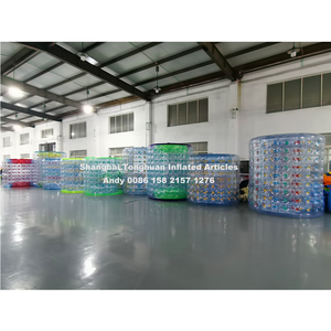 Rueda de rodillo de agua inflable comercial, superficie antideslizante de TPU resistente para entrenamiento de gimnasio acuático y fiestas en la piscina, juegos de agua - Product Image 6