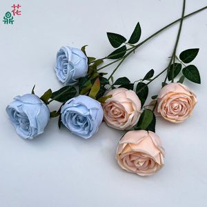 Fleurs artificielles en soie Rose Royale pour arrangements floraux de mariage, allées et décoration murale florale d'hôtel - Product Image 3