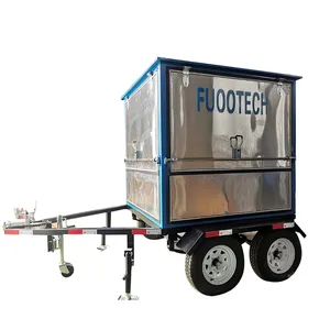 FUOOTECH ZYD-T-O Fully Enclosed Double-stage Vacuum Transformer Oil Purification Machine with Trailer