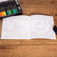 Libro de Colorear para Adultos GF Magical Jungle Inky Expedition, Actividad Artística Antiestrés, Regalo Relajante para el Hogar, la Oficina y la Relajación Diaria