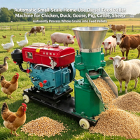 Machine à granulés d'aliments pour animaux certifiée CE, granulateur à matrice plate pour l'élevage de poulets, porcs, moutons, bovins et volailles.