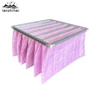 Filter Pembersih Udara Kelas F7 Baru - Ramah Lingkungan, Serat Buatan, Rangka Aluminium, Tekanan Rendah