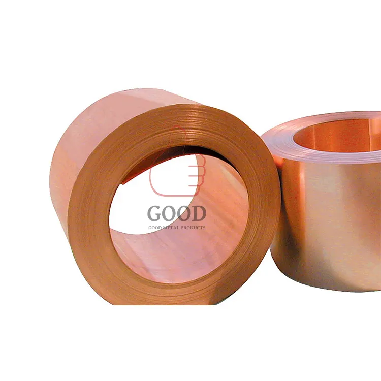 China factory pure Copper Tape Strips copper foil Copper Alloy Strips