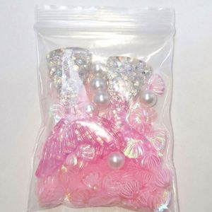 Colorful Glitter Cute Charms Small Bead Shells Educational DIY Plastic Clay Resin Mermaid <b>Slime</b> Accessories Toysrunner - Product Image 6