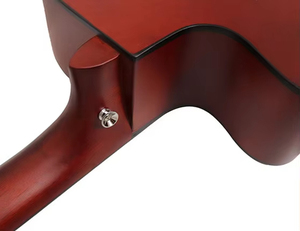 Guitarra acústica popular de 40 pulgadas, venta al por mayor, guitarra de tilo sólido mate para principiantes - Product Image 5