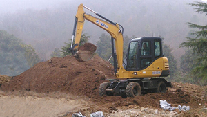 <span class=keywords><strong>XE60W</strong></span> XCMG xô thủy lực bánh xe máy xúc mini 6ton - Product Image 4