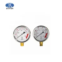 Fabriek Prijs Rvs Olie Gas Manometer Manometer Meter 4 "Onderaansluiting