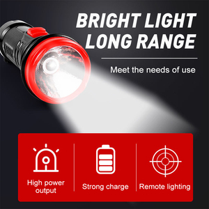 Howlighting Đèn pin Led Ngoài Trời ánh sáng mạnh mẽ đa chức năng lửa nhà kiểm soát lũ có thể sạc lại Mini Đèn Pin lễ hội - Product Image 3