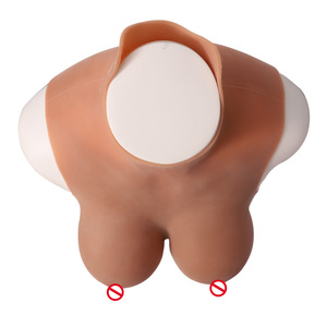Petto in Silicone piatto B-F tazza <span class=keywords><strong>di</strong></span> tette finte <span class=keywords><strong>seno</strong></span> forma un <span class=keywords><strong>seno</strong></span> finto realistico per il Crossdresser Transgender Drag Queen - Product Image 5