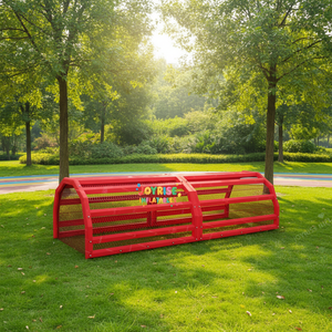 Cage de frappe de baseball gonflable portable de 40 pieds de qualité commerciale avec logo personnalisé, étanche, avec <span class=keywords><strong>pompe</strong></span> <span class=keywords><strong>à</strong></span> <span class=keywords><strong>air</strong></span> - Product Image 1