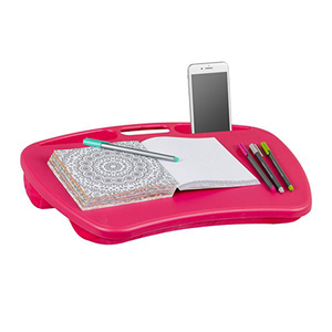 Support portable multifonctionnel en plastique <span class=keywords><strong>pour</strong></span> <span class=keywords><strong>ordinateur</strong></span> portable avec <span class=keywords><strong>coussin</strong></span> moelleux <span class=keywords><strong>pour</strong></span> lit et canapé - Product Image 1