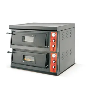 Commercial Bakery Equipment 2 Layers Desktop Professional Electric Pizza Baking Oven