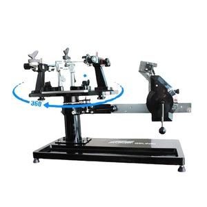GELINSI Tabletop Hand Cranked <b>Stringing</b> <b>Machine</b> For Badminton Tennis Rackets 360 Degree Adjustable With Tools - Product Image 1