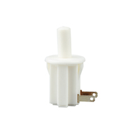 Interrupteur à bouton-poussoir 2 broches pour éclairage de porte de réfrigérateur, en plastique et laiton, 5A 250V IP40, Qualité supérieure, Prix usine, Fournisseur d'or