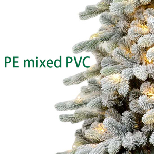 Fabricant Grossiste Arbre de Noël Artificiel Floqué de Luxe Pré-Éclairé Personnalisé avec Lumières LED Écologique - Product Image 3