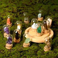 Piedras crudas de cristal natural al por mayor, especímenes minerales, piedras preciosas de cuarzo, botellas de cristal para curación espiritual