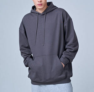 Sudadera con capucha de algodón 100% de alta calidad personalizada Heavyweight Terry Men Hoodie Blank Plain Bulk Hoodie al por mayor - Product Image 5