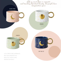 Personnalisé lave-vaisselle à la main porcelaine blanc nouveau produit 2024 tasse logo pot sourire nez tasse en céramique