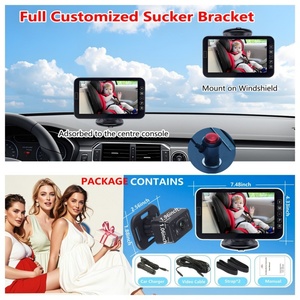 7 "HD màn hình bé với bé xe máy ảnh OEM LCD/TFT Rear <span class=keywords><strong>View</strong></span> 12V/24V cho tất cả các xe 12V 24V - Product Image 3