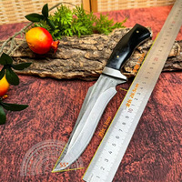 Couteau d'extérieur en acier Damas forgé, tranchant pour trancher et couper, portable pour le camping, la chasse, le bushcraft, outil EDC, vente en gros OEM, logo personnalisé