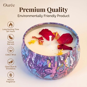 Frische Blumen und Duftkerzen können im Schlafzimmer, in der Küche und im Wohnzimmer verbrennt werden, um Gerüche zu beseitigen. - Product Image 3