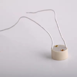 Gốm GU10/<span class=keywords><strong>G4</strong></span> Halogen giữ đèn với dây và vít cơ sở ổ cắm <span class=keywords><strong>Adapter</strong></span> & đèn cơ sở - Product Image 5