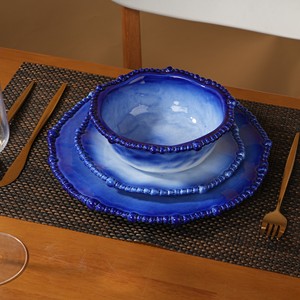 Servizio di <span class=keywords><strong>Piatti</strong></span> da 18 Pezzi Artigianale in Ceramica Bianca <span class=keywords><strong>e</strong></span> <span class=keywords><strong>Oro</strong></span>, Stoviglie Senza BPA con Bordo Dorato a Perline, <span class=keywords><strong>Piatti</strong></span> Piani <span class=keywords><strong>e</strong></span> Ciotole - Product Image 6