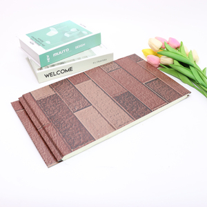 Precio al por mayor, panel <span class=keywords><strong>de</strong></span> tablero <span class=keywords><strong>de</strong></span> aislamiento integrado <span class=keywords><strong>de</strong></span> decoración y aislamiento tallado <span class=keywords><strong>de</strong></span> metal impermeable ignífugo <span class=keywords><strong>de</strong></span> varios colores - Product Image 6
