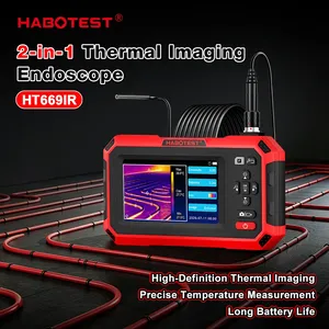 กล้องตรวจสอบอุตสาหกรรมแบบอินฟราเรด HT669IR แบบเลนส์คู่ สำหรับงานซ่อมบำรุง HVAC และซ่อมรถยนต์ - Product Image 2