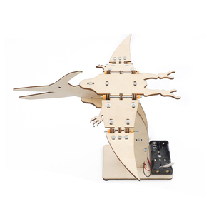 Dinosaurio robótico DIY artesanía rompecabezas de madera dinosaurio modelo Kit tallo educativo juguete ciencia edificios 3D rompecabezas de madera para niños - Product Image 6