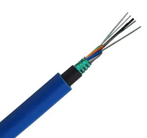 Mining cable Blue PVC outer sheath Unitube Mining Fire Resistant Fiber Optic Cable MGXTWV/GYXTW optical fiber