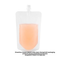 Sac en nylon transparent épaissi avec bec verseur, résistant aux hautes températures, idéal pour le lait de soja, les sauces et les herbes médicinales traditionnelles chinoises