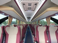 Autocars à deux étages populaires en Chine, autobus de luxe Hi Ger, autobus urbains à moteur avant, 55-70 places, à vendre
