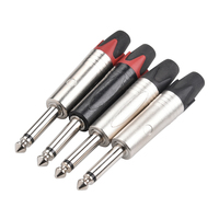 Câble audio en gros d'usine 6,35 mm vers double RCA, câble répartiteur en Y mono TS 1/4 pouce vers 2 RCA mâles pour amplificateur, mixeur, haut-parleur