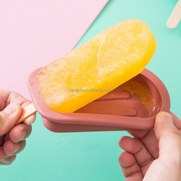Moules à glace en silicone personnalisés pour sucettes glacées, moule ovale pour machine à glace maison, pour outils de bricolage