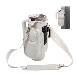 <b>Large</b> Polyester Fitness Gym Bag with Magnetic Water Bottle Holder Cross-Border Special Water <b>Cup</b> and Messenger Bag - Product Image 1