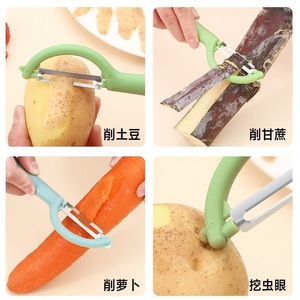 Multi Functional Peeler Stainless Steel Kitchen <b>Tool</b> For <b>Fruits</b> <b>Vegetables</b> Hand Wash Only - Product Image 5