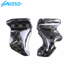AKOSO 3K fibra de carbono seca motocicleta carenado marco delantero cubre paneles laterales barra de dirección cubierta lateral para <span class=keywords><strong>Kawasaki</strong></span> <span class=keywords><strong>Z900RS</strong></span> - Product Image 6