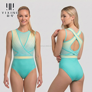 <span class=keywords><strong>Justaucorps</strong></span> de gymnastique sans manches, dégradé de couleurs, design tendance, vêtements de gymnastique personnalisés pour équipes <span class=keywords><strong>avec</strong></span> capacité d'expédition stable - Product Image 1