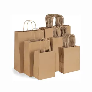 High Quality Kraft Paper Bags Packaging Paper Bags Eco Friendly Packaging