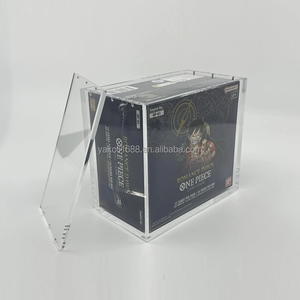 กล่องอะคริลิคกันกระแทกสำหรับใส่การ์ดสะสม One Piece Booster รุ่น OP-01 ป้องกันรังสียูวี พร้อมจอแสดงผลภาษาอังกฤษ - Product Image 3
