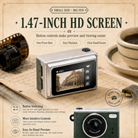 Mini caméra numérique personnalisable avec porte-clés, vidéo 1080P, lumière LED, plusieurs filtres, pour cadeau, photographie