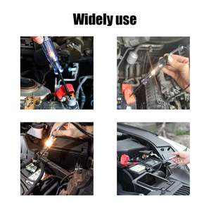 Testeur de circuit de testeur de tension cc automobile 6-24V avec pince crocodile et longue sonde en acier stylo de Test électrique de voiture - Product Image 6