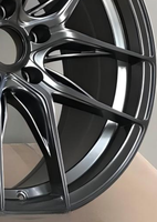 Jantes noires métaux foncés usinées 18 19 20 21 pouces 5x114.3 5x120 5x112 Split Y pour 350Z Civic Si
