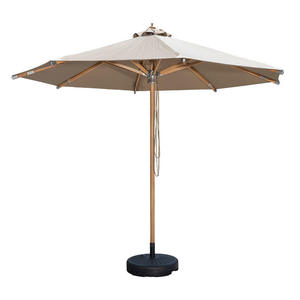 Paraguas impermeable para muebles de exterior de <span class=keywords><strong>madera</strong></span> de teca para jardín, patio, hoteles y parques - Product Image 6
